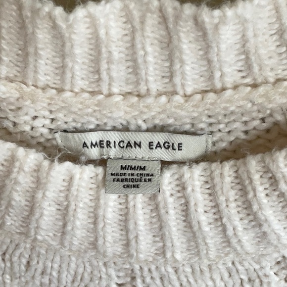 American Eagle cream sweater Size M - Picture 3 of 5